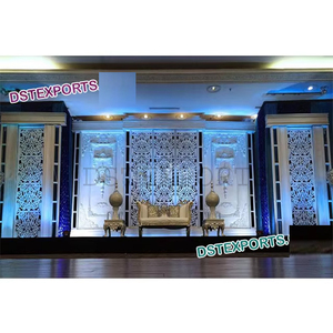 Decoración de escenario de Evento de boda occidental Configuración de escenario de boda canadiense Fabricante de escenarios de boda asiáticos - Product Image 1