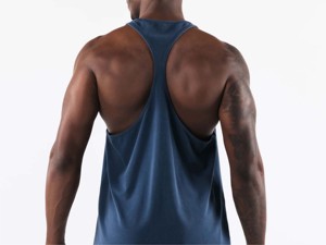 Débardeur de sport pour homme, sans manches, respirant, écologique, séchage rapide, haute qualité, fabrication pakistanaise, vente en gros OEM, pour la vente en ligne. - Product Image 4