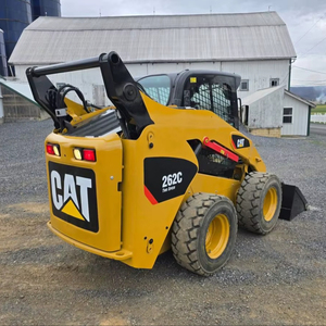 Livraison gratuite CATERPILLAR 262C Chargeuse sur pneus à chenilles EROPS, cabine avec chauffage et climatisation. 2 vitesses. Accouplement rapide. Hydraulique auxiliaire - Product Image 2