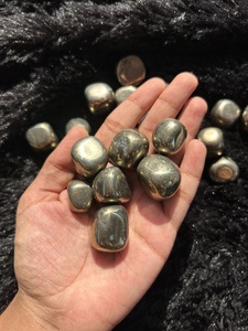 Piedra de pirita natural de Perú de alta calidad para sanación con Reiki y cristal, utilizada para la curación. - Product Image 2