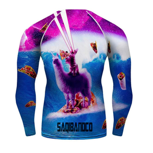 2024 Rashguards Jiu Jitsu sublimés Concevez votre propre Rash Guard personnalisé à manches courtes Surf Logo MMA BJJ - Product Image 2