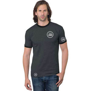 Camiseta Retro de Algodón de Punto Suave 2026, Ligera, Transpirable, Anti-UV, Cuello Redondo para Hombre, para Impresión Personalizada - Product Image 1