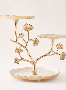 Soporte de pastel de diseño de hoja de metal de 3 niveles de alta calidad en precio al por mayor de La India - Product Image 4