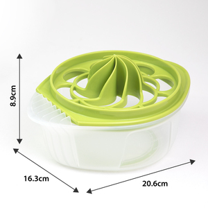 Manual Citrus Juicer Portable Lemon Orange Squeezer With Storage Container Household Fruit <b>Juice</b> <b>Extractor</b> - Product Image 2