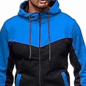 Ensemble de survêtement deux pièces personnalisé avec logo, décoré de strass, poche zippée, sweat à capuche et pantalon de jogging, pour le sport et les loisirs, par Dress Sports - Product Image 2