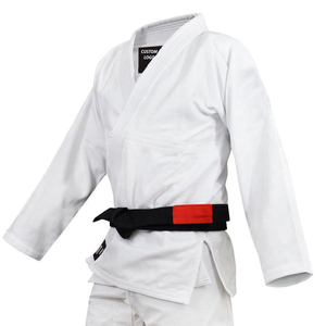 2025 léger 100% coton Stretch karaté uniformes ensembles pour unisexe Jiu Jitsu Kimono respirant séchage rapide Logo personnalisé - Product Image 3