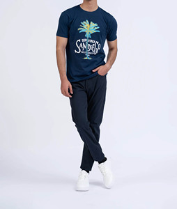 2025 nouveauté hommes entraînement Sport t-shirts-Logo personnalisé 100% coton respirant écologique en gros Fitness décontracté - Product Image 3