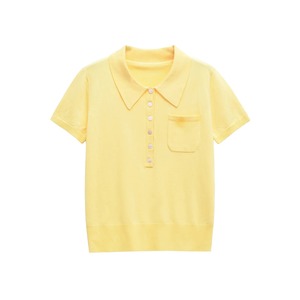 Polos de media manga de calidad superior, polos de diseño elegante personalizado para mujer, camisa de mujer con cuello levantado de secado rápido - Product Image 1