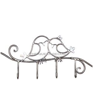 Cintre fixé au mur de finition d'argent de forme unique en aluminium en métal de haute qualité pour l'usage de maison et d'hôtel - Product Image 5