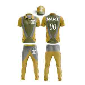 Customizable High Quality Men's <b>Cricket</b> Uniform Anti-Bacterial 100% Polyester Comfortable Casual Wear Digital Printing OEM - Product Image 4