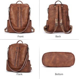 Sac d'école/collège personnalisé fait à la main en cuir PU fabriqué en usine à bas prix en gros pour hommes/femmes pour l'extérieur - Product Image 5