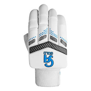 Guantes de Bateo de Cricket para Adultos, para Zurdos, Blancos/Negros - Product Image 3