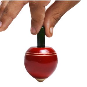 ไม้หมุนยอดหมุนทำจากไม้จากไม้หมุนด้านบนของเล่นจาก tradnary Pvt Ltd - Product Image 2