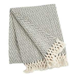 Jeté tissé en coton 100%, couverture de lit décorative, housse de canapé, jeté tissé en coton 125x150 cm - Product Image 1