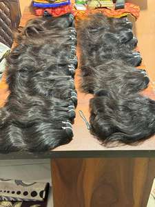 มัดผมลอนตรงธรรมชาติไม่ผ่านกระบวนการผมชาวอินเดีย - Product Image 3