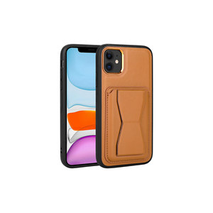 Étui portefeuille en cuir PU anti-traces de doigts de qualité supérieure pour iPhone 11 14 Plus - Protection de téléphone antichoc avec porte-cartes - Product Image 1