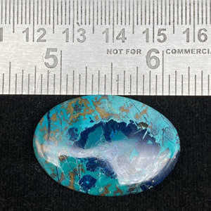 Azurite de qualité supérieure, cabochon ovale Shatt Kite, Azurite attrayante, 40 carats, pierres semi-précieuses, taille calibrée, en vrac, OEM - Product Image 4