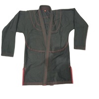 Ligero poliéster algodón Jiu Jitsu brasileño BJJ Gi uniforme logotipo personalizado impreso artes marciales desgaste posición frontal - Product Image 5