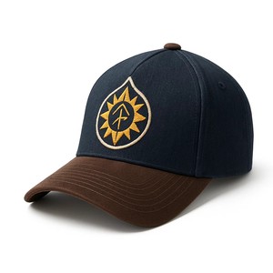 Casquette ODM OEM à 5 panneaux de haute qualité avec logo brodé sur mesure Casquette de baseball en coton structuré deux tons pour hommes pour l'extérieur Vente en gros en usine - Product Image 1