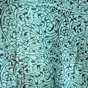 Indien fait à la main de luxe femme saison d'été plage paréo main bloc imprimé élégant longue plaine écharpe/couverture en pur coton tricot - Product Image 5