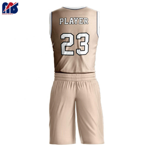 Uniforme de baloncesto para hombre hecho a medida, conjuntos de nuevo estilo, 100% poliéster, antiarrugas, transpirable y ligero, tarifa razonable - Product Image 2