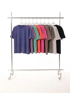 Camisetas de Hombre al por Mayor, Estilo Retro Americano, Lavadas, de Algodón Grueso de 260g, Cuello Redondo, Ajuste Holgado, Anti-Pilling, Oferta - Product Image 6