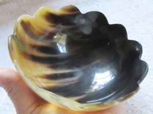 Tazón para Servir Inspirado en Cuerno de Búfalo, Tazones Pulidos Más Vendidos para Colección del Hogar y Fiestas, Tazones de Cuerno - Product Image 6