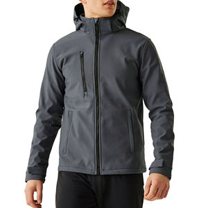 Veste Softshell pour hommes de qualité supérieure Offres Spéciales imperméable coupe-vent respirant capuche fermeture éclair grande taille hiver - Product Image 1