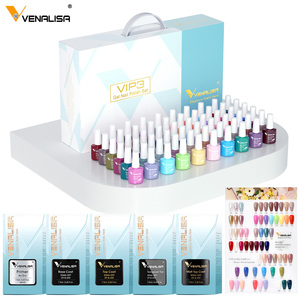 2026 Venalisa Kit <span class=keywords><strong>VIP</strong></span> Gel Acrilico UV per Unghie per Principianti Set Completo OEM 60 Colori Smalto Gel Unghie Etichetta Privata Vernice - Product Image 6