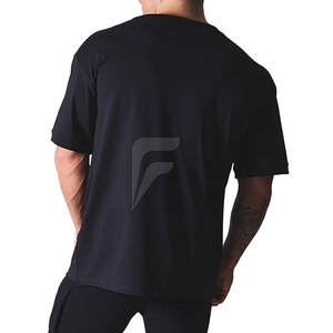 T-shirt surdimensionné 100% coton personnalisé pour hommes T-shirt surdimensionné durable imprimé coupe ample en adulte - Product Image 2
