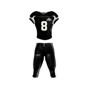 Uniforme de Fútbol Americano de Alta Calidad, Manga Corta, 100% Poliéster, Personalizable, Ropa de Equipo, Material Duradero - Product Image 1