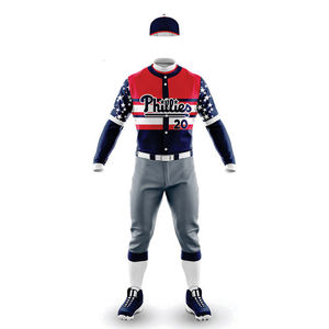 Tenue d'équipe de sublimation numérique, personnalisez votre propre impression, dernier design, vêtements de sport de bonne qualité, uniforme de baseball respirant avec le meilleur OEM - Product Image 1