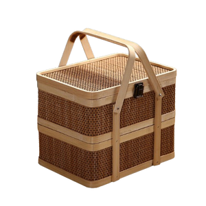 CAJA DE REGALO DE BAMBÚ DE ALTA CALIDAD DIRECTA DE FÁBRICA CON TAPA DE MANO MUY DURADERA - Product Image 1