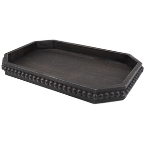 Bandeja de servicio de madera en forma de hoja disponible en forma y tamaño personalizados, uso como mesa para uso regular en hoteles domésticos, bandeja de uso - Product Image 4