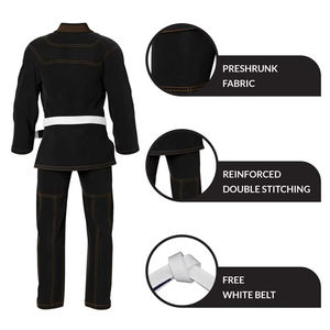 Service OEM personnalisé Uniforme de Jiu-Jitsu brésilien Pakistan Haute qualité Marque BJJ Gi Uniforme de Jiu-Jitsu brésilien Kimono Uniforme de combat - Product Image 3