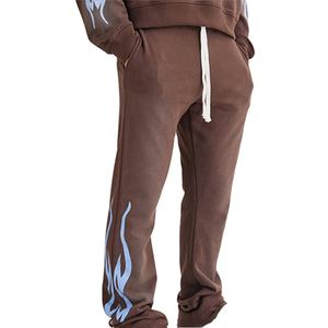 กางเกงจ็อกเกอร์ผู้ชาย ดีไซน์ล่าสุด แฟชั่นพิมพ์ลาย มีเชือกผูก กระเป๋าสองช่อง ผ้าแคนวาส 280 GSM ใส่สบาย สไตล์ลำลองสำหรับฤดูใบไม้ร่วง รับสกรีนโลโก้ - Product Image 2