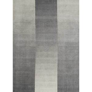 Handmade Wool Rugs '<b>Jean</b> Grey Black' Striped Patchwork Rectangle for Home Large Size-for Living Bedroom Hallway for - Product Image 1