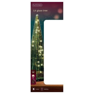 Kaemingk Green Christmas <b>Tree</b> Ornament 489500 20 MICROLED <b>Lights</b> 11x31.5cm Ball & <b>Tree</b> Decorative Item - Product Image 2