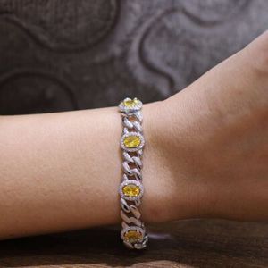 925 Sterling <b>Silver</b> Crystal <b>Bracelet</b> with Eight Citrine Stones Elegant <b>Bangle</b> - Product Image 4