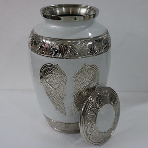 Urna de cremación más vendida para mantener urna de recuerdo de cenizas hecha de metal de la mejor calidad suministrada al por mayor por HHO - Product Image 5