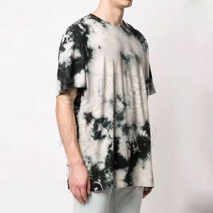 Último diseño de ropa para correr nueva llegada hombres Tie Dye camisetas ropa de calle superventas hombres Tie Dye camisetas - Product Image 3