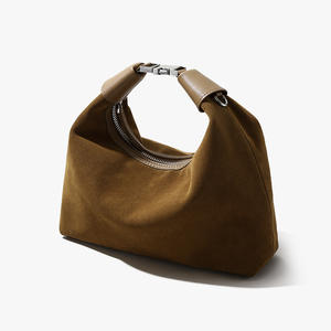 Bolsa Feminina de Couro Genuíno de Camurça de Alta Qualidade Nova Coleção – Bolsa de Ombro Transversal Feminina em Couro Fosco - Product Image 3