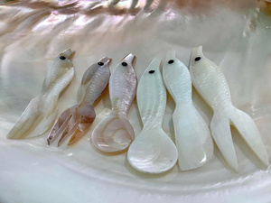 ช้อนไข่มุกช้อนเปลือกหอยสำหรับห่อของขวัญแบบกำหนดเอง - Product Image 6