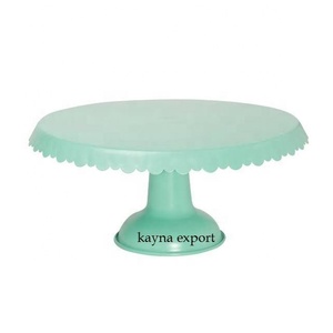 Base para Pastel Personalizada con Textura Artesanal, Base de Metal Galvanizado con Base de Madera, Decoración Única para Fiestas - Product Image 5