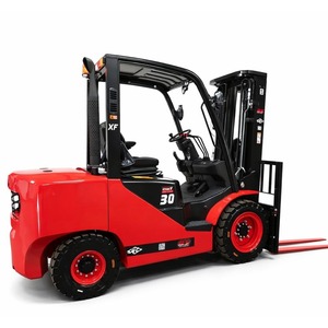 Chariot élévateur diesel 2 tonnes, 2,5 tonnes, 3 tonnes, 3,5 tonnes de capacité nominale, commande assise, déplaceur latéral hydraulique, 4x4 pour utilisation en intérieur - Product Image 5
