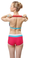 ALLWINWIN MSK100 Bâton de massage - Rouleau de massage musculaire en forme de fleur pour les jambes