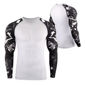 เสื้อรัดกล้าม MMA คุณภาพสูง ระบายอากาศได้ดี แขนยาว พิมพ์ลายแบบซับลิเมชั่น สินค้าขายดี สำหรับขายออนไลน์ในราคาถูก - Product Image 1