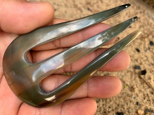 Polished Finish Buffalo Horn <b>Hair</b> <b>Pins</b> for Women's Ox Horn <b>Hair</b> Styling Stick Natural Accessory - Product Image 4