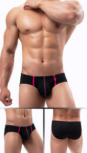 Calzoncillos bóxer de seda helada transpirables y cómodos para hombre, talla grande, con cintura de punto y logotipo personalizado, con muestra gratuita. - Product Image 6