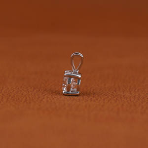 Custom Design Luxurious Minimal 14KT <b>Solid</b> <b>Gold</b> Plated round Cut Lab Grown Diamond <b>Pendant</b> New Trendy Classic Style - Product Image 2